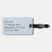 Schapenwol Abstracte Natuur Foto Bagagelabel (Achterkant horizontaal)