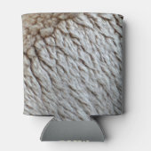 Schapenwol Abstracte Natuur Foto Blikjeskoeler (Achterkant)