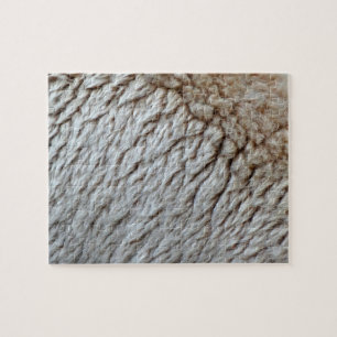 Schapenwol Abstracte Natuur Foto Legpuzzel