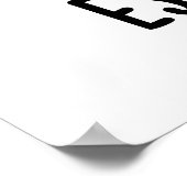 Schar-geit Funny French Snail Pun Poster (Hoek)