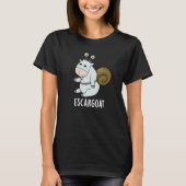 Schar-geit Funny French Snail Pun T-shirt (Voorkant)