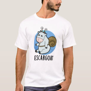 Schar-geit Funny French Snail Pun T-shirt