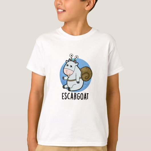 Schar-geit Funny French Snail Pun T-shirt (Voorkant)