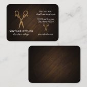 scharen | /goud visitekaartje (Voorkant / Achterkant)