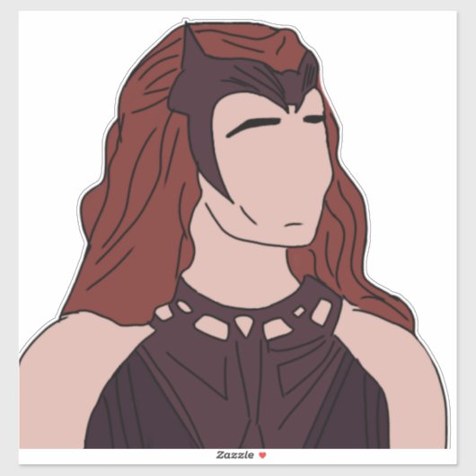 scharlaken heks wanda maximoff sticker (Vel)