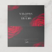  scharlaken rode roos bloemblaadje bruiloft (Buitenkant ongevouwen)