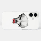 scharlakenrand Case-Mate iPhone case (Achterkant (horizontaal))