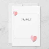 Scharliewijn Schattig Schaap Papier Kunst Leuke Bedankkaart (Achterkant)