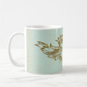  scharnierend hart Aqua Cream Koffiemok (Links)