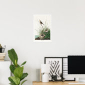Scharnierende finch van Audubon Poster (Thuiskantoor)