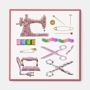 Scharnierschaar voor naadloze naaimachines magneet