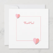 Scharrelende Schaap Papieren Kunst Lieflijk Bedankkaart (Achterkant)