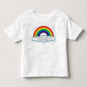 Schat aan het einde van de regenboog. kinder t-shi shirts