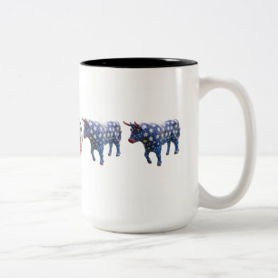 "Schat de Blauwe Star Ox" 15 oz mok