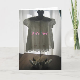 Schat de momenten; baby meisje kaart