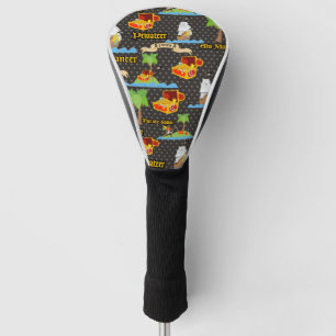 Schat-eiland Palm Tropische Piratenvlag Plundering Golfheadcover