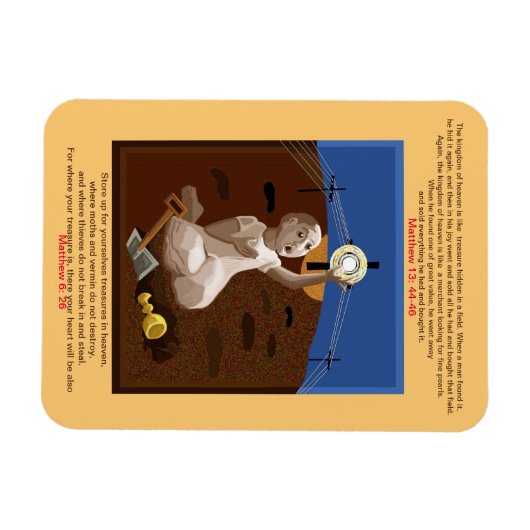 Schat in een veld magneet (Horizontaal)