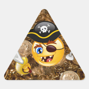 schat piratenpartij emoji driehoek sticker