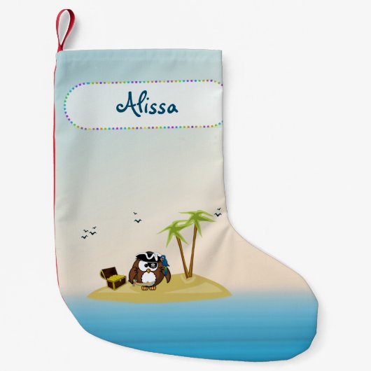 schat quest owl - kerstsok kleine kerstsok (Voorkant)