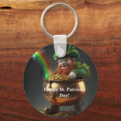 Schat van de Leprechaun Sleutelhanger (Voorkant)