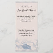 Schat van het Zee Wedding Program Programma (Voorkant)