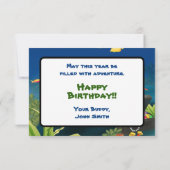 Schat Verjaardagskaart - Gepersonaliseerd Bedankkaart (Achterkant)