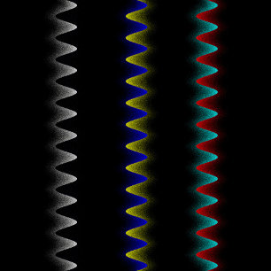 Schatbord met heldere verloopdraden skateboard