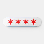 Schatbord van Chicago Skateboard (Horizontaal)
