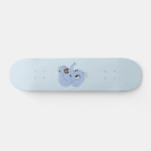 Schatbord van de cartoon van de acute olifant skateboard (Horizontaal)
