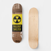 Schatbord voor afvallen skateboard (Voorkant)