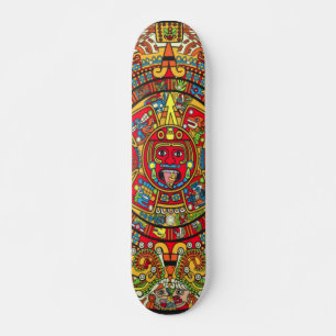 Schatbord voor de Aztec-kalender Skateboard