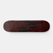 Schatbord voor rood en zwart circuit skateboard (Horizontaal)