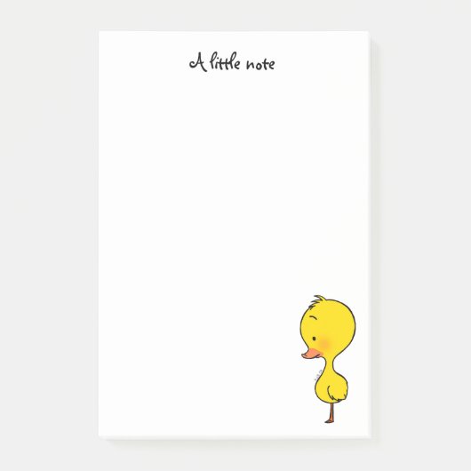 schatgele eend post-it® notes (Voorkant)