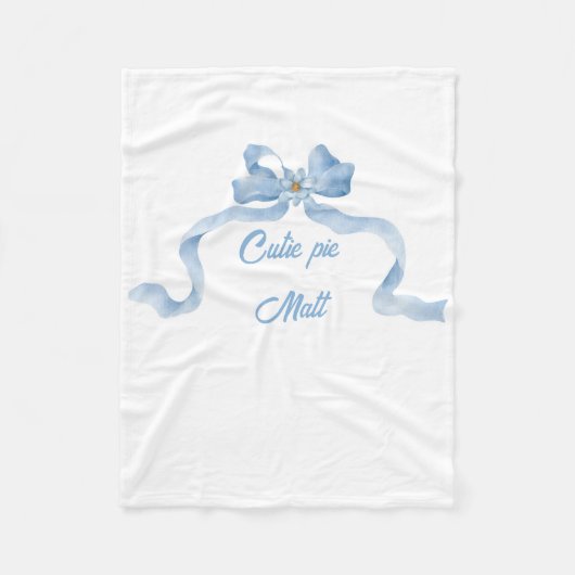 schatje baby fleece deken (Voorkant)
