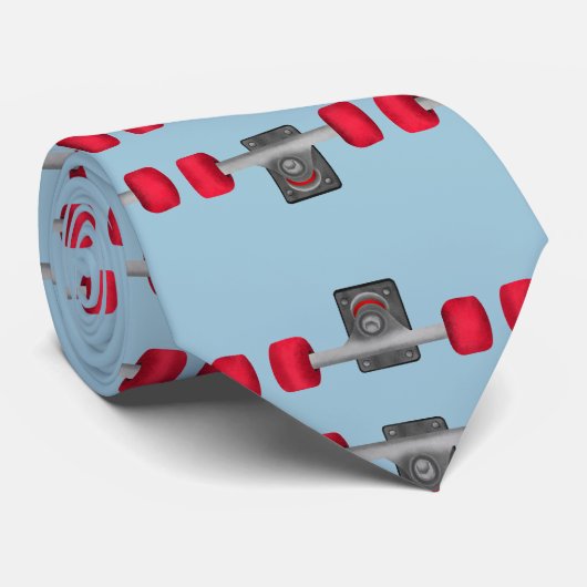 Schatkadavers en rolwielen stropdas (Opgerold)