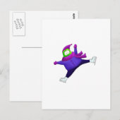 Schatkikker met gespleten pomp briefkaart (Voorkant / Achterkant)