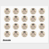  schatkist Birthday Ronde Sticker (Vel)