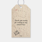  schatkistkaart - Hartelijk dank Cadeaulabel (Achterkant)