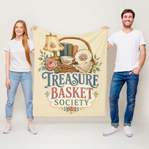 Schatmandsociteit Cottagecore Fleece Deken