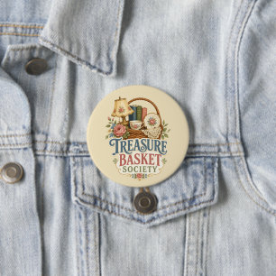 Schatmandsociteit Cottagecore Ronde Button 7,6 Cm