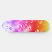 Schatplank, ontwerp voor regenboogregendruppels skateboard (Horizontaal)