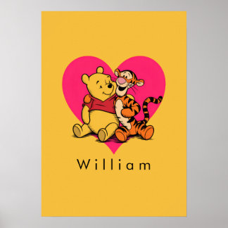 Schatte Winnie de Poeh & Tigger Poster
