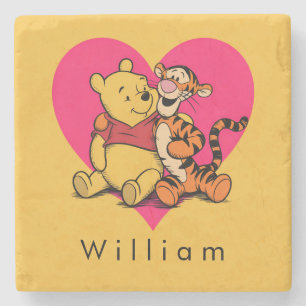 Schatte Winnie de Poeh & Tigger Stenen Onderzetter