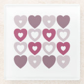 schattebout glazen onderzetter (Voorkant)