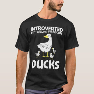 Schattelijke Eend Voor Mannen Vrouwen Eendje Eend  T-shirt