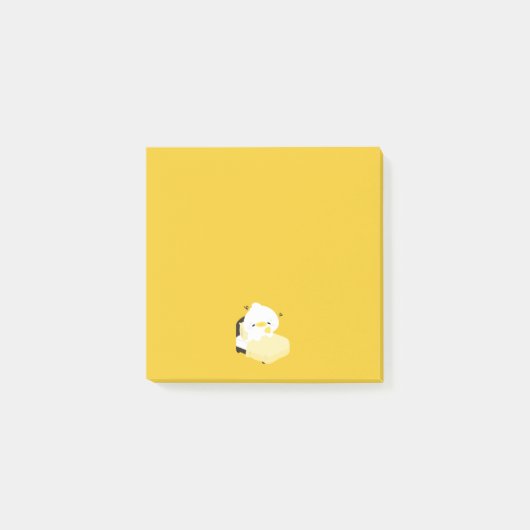 Schattelijke Vermoeide Eend Post-it® Notes (Voorkant)