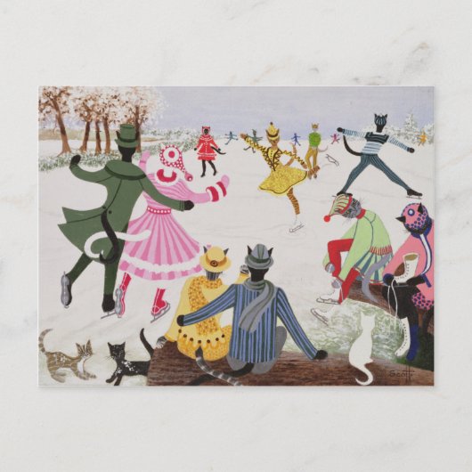 Schatten op Thin Ice Briefkaart (Voorkant)