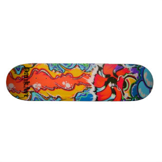 Schatten op zonnescherm skateboard