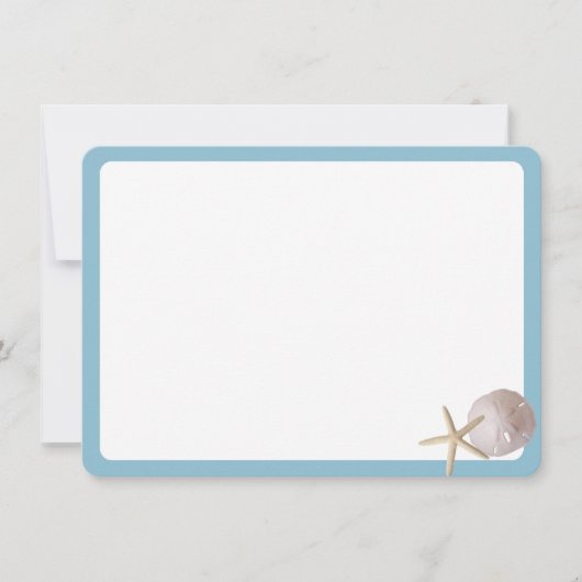 Schatten uit het Strand Dank Je Bedankkaart (Voorkant)