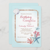 Schatten uit het Zee Uitnodiging (Voorkant / Achterkant)